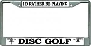 Disc Golf License Plate Frame 