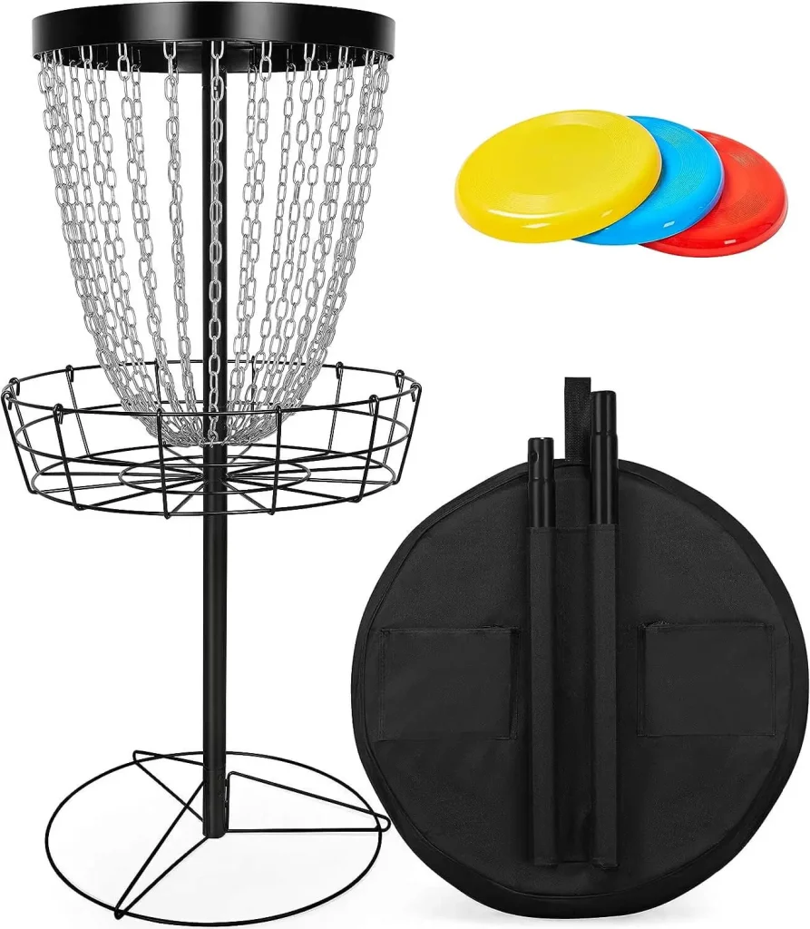 Yaheetech Portable Disc Golf Basket 